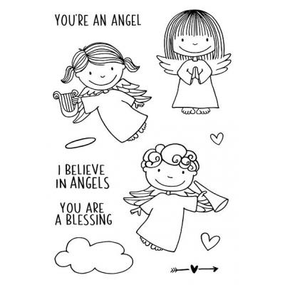 ane's Doodles Clear Stamps -  Angels